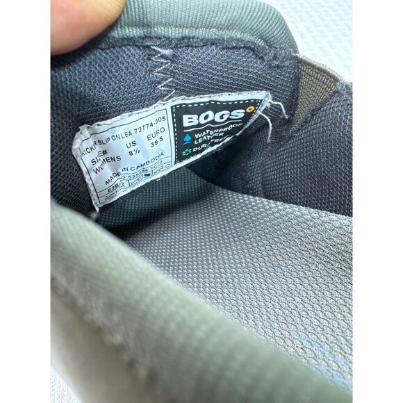 BOGS Womens Waterproof Slip-On Shoes Size 8.5 Olive Green - Picture 5 of 8